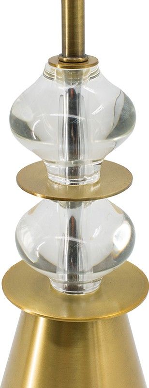 Светильник настольный с абажуром Glasar 77484CE-DS