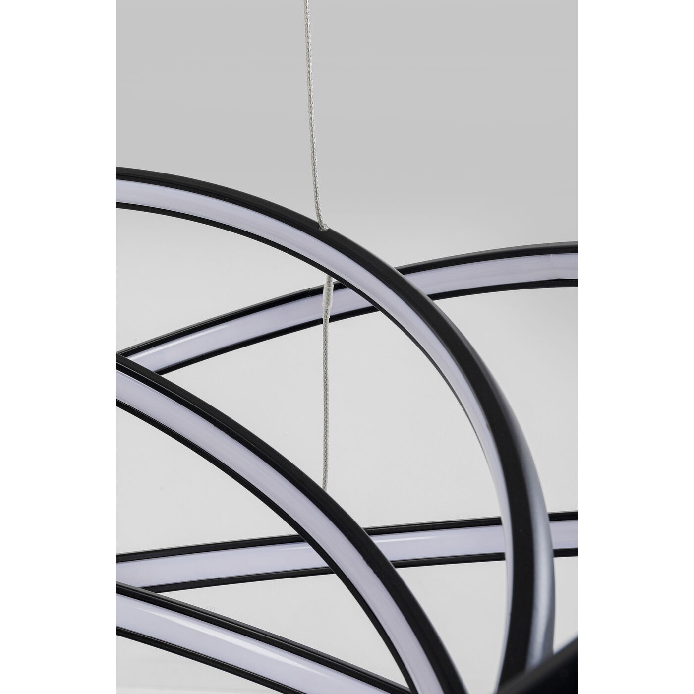 Светильник подвесной Saturn Black Ø72 см KARE 56411