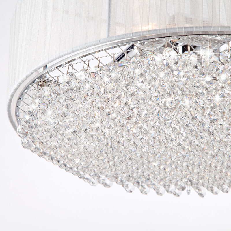 Подвесная люстра Eurosvet 10071/4 хром Strotskis