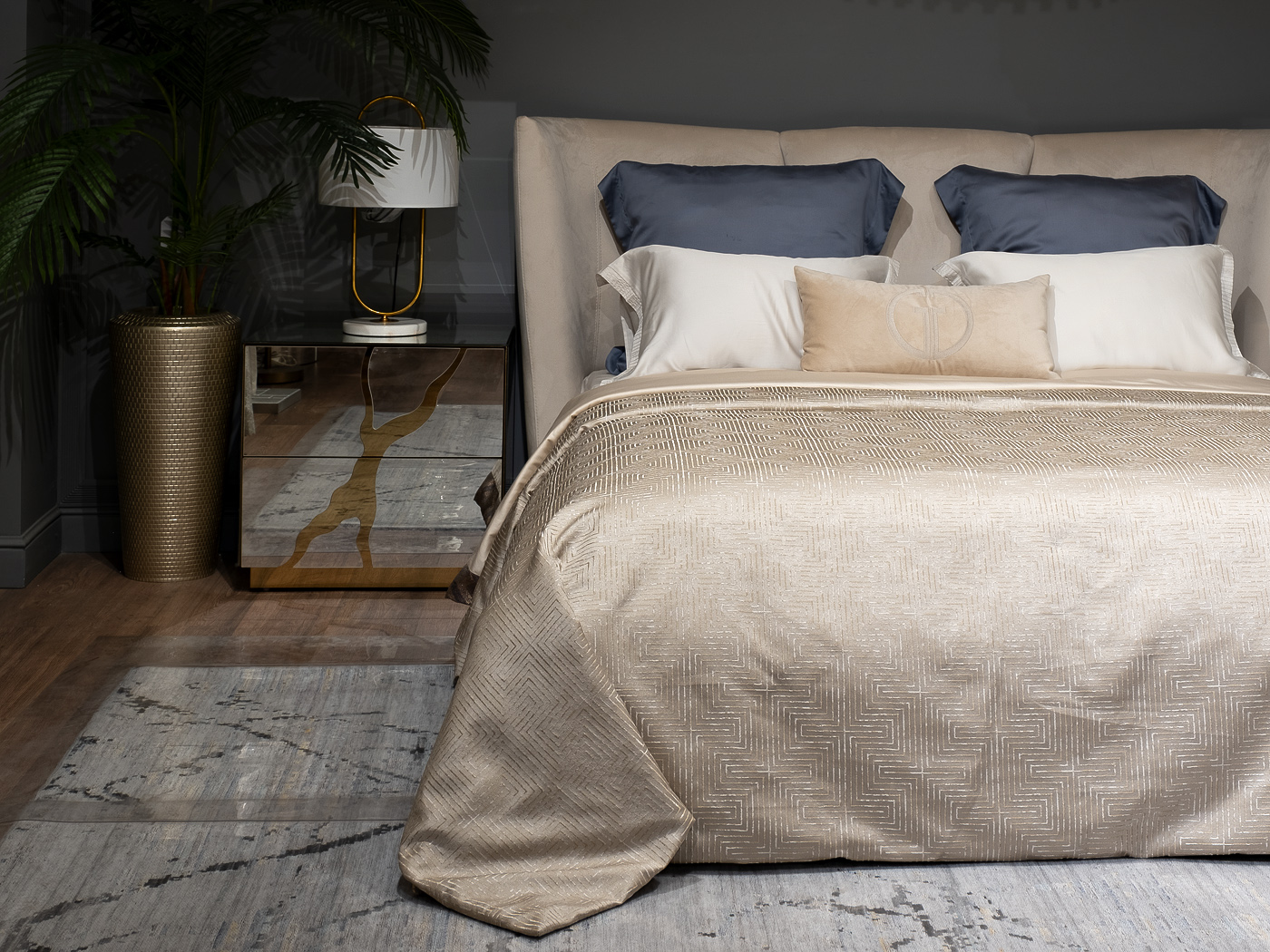 Покрывало бежевое Garda Decor 121GD-12114