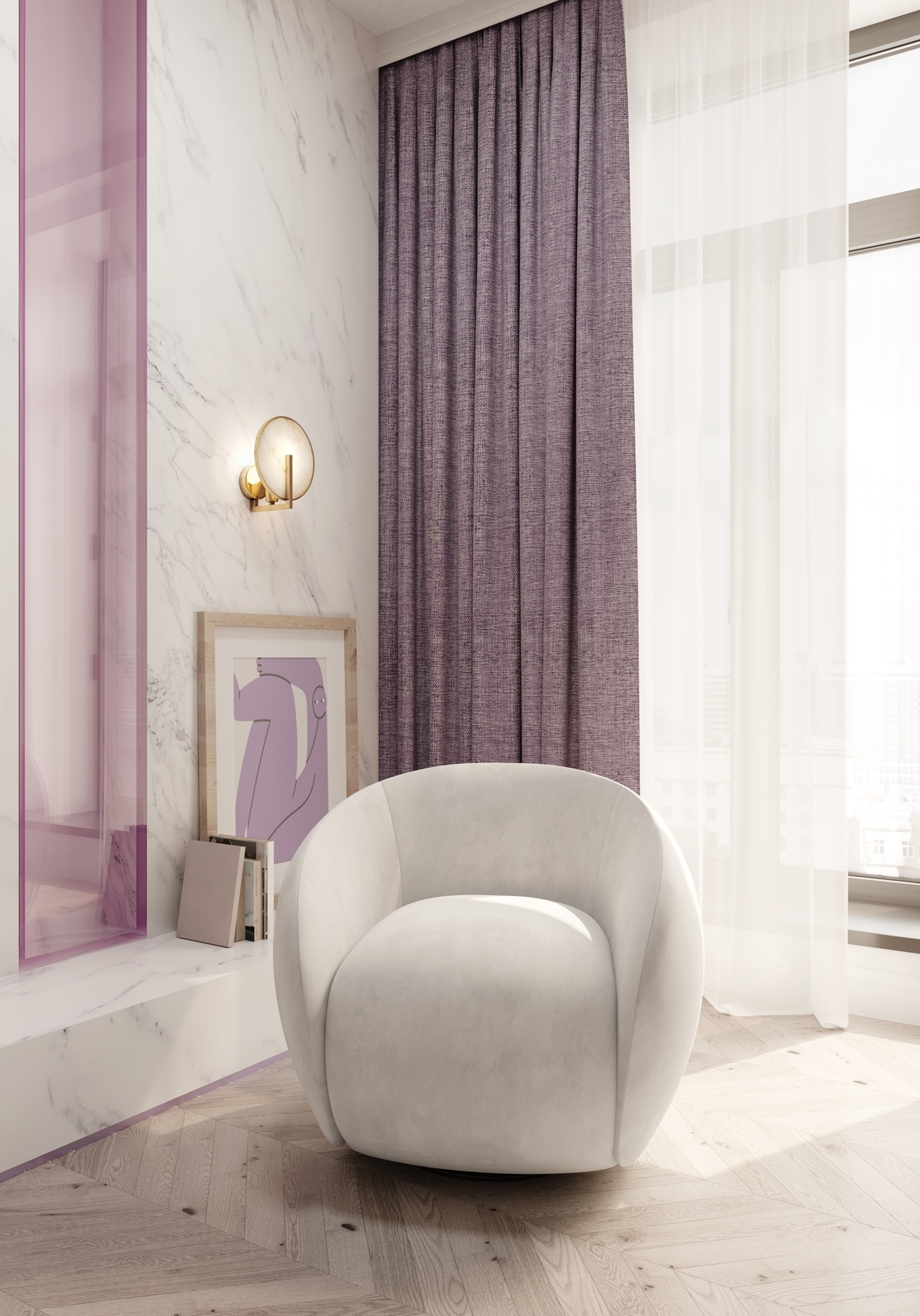 Настенный светильник Maytoni MOD099WL-01G2