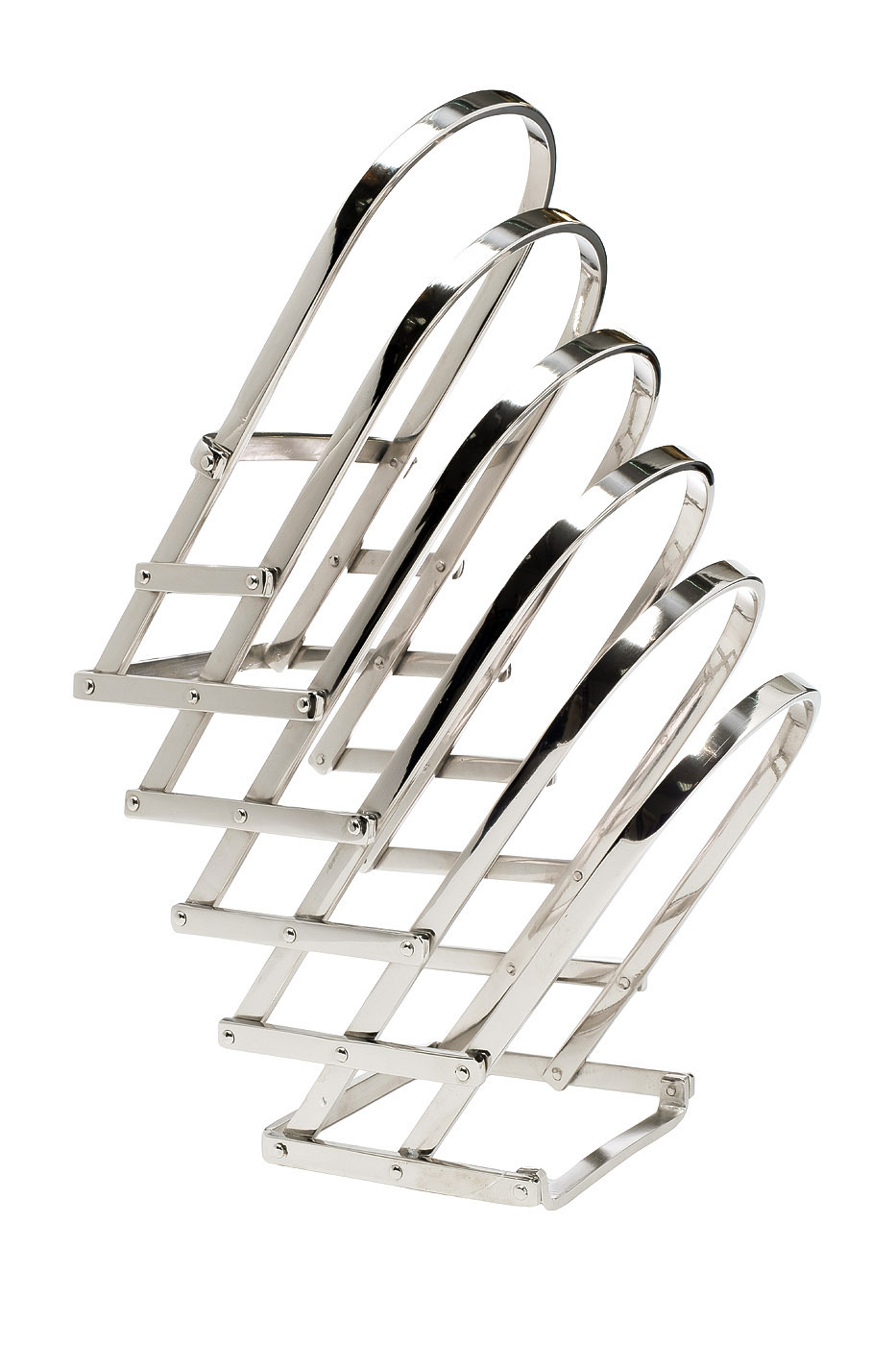 Газетница "City" раздвижная (хром) Garda Decor 94PR-16224