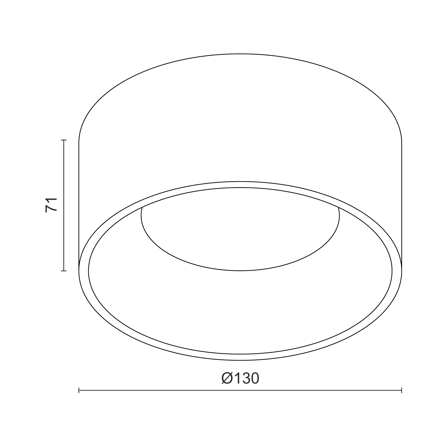 Накладной светодиодный светильник Ledron SUITABLE MINI White