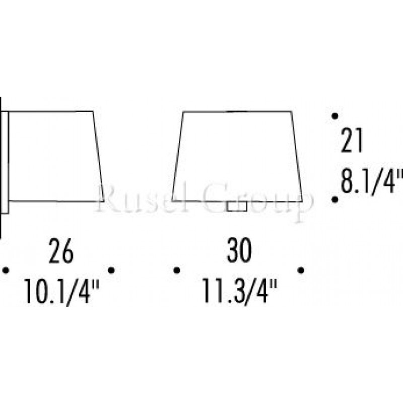 Настенный светильник LEUCOS MARLOWE P