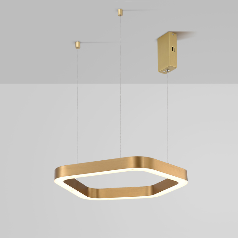 Подвесной кольцевой светильник PENTAGON D120 by ImperiumLoft