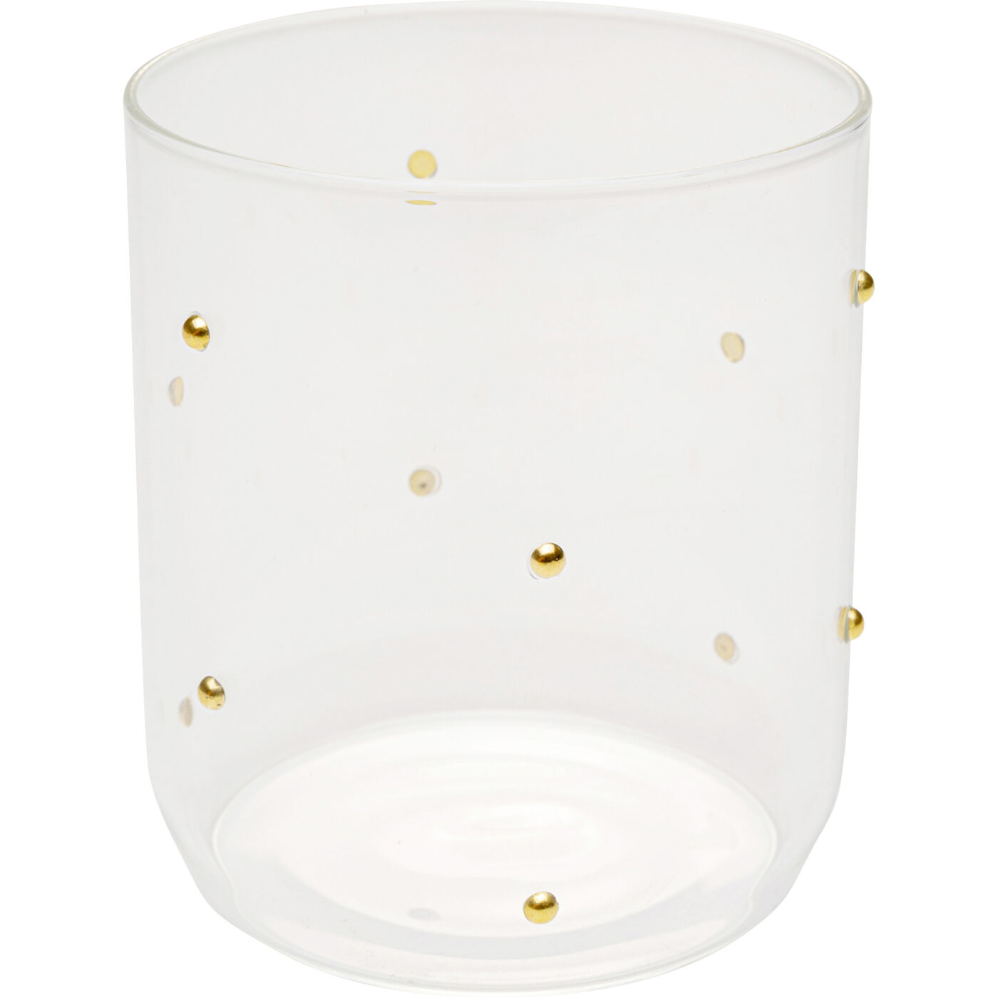 Стакан Glam Dots Gold 9cm KARE 58018