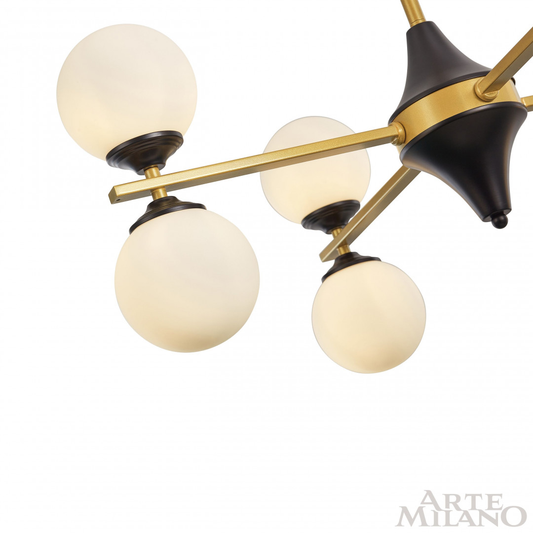 Люстра 271580/8 BK/GD Arte Milano