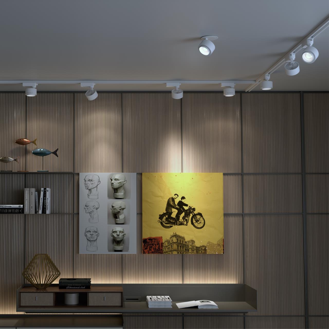 Светильник трековый однофазный трехжильный светодиодный Novotech 358943