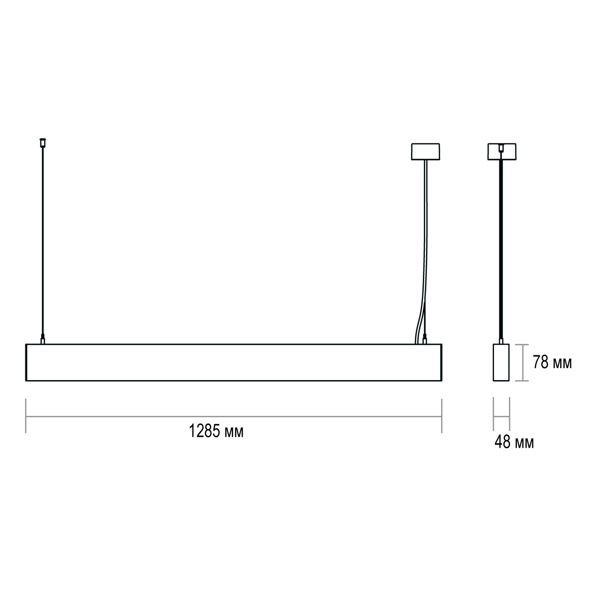Светильник потолочный Lumker DL-GRANAT-P-60-SL-NW-DALI