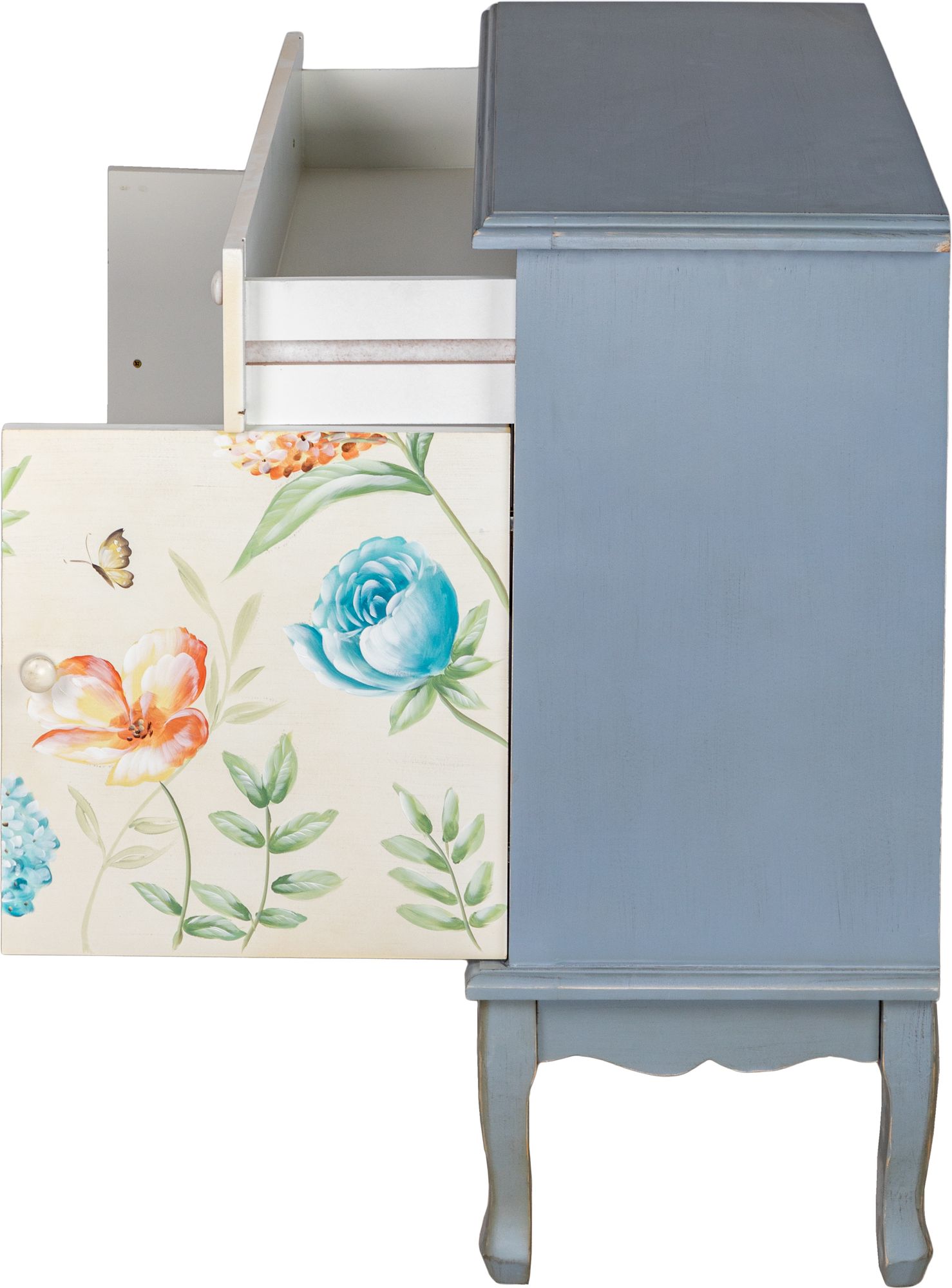 Комод с дверцами и ящиком Glasar 39-098