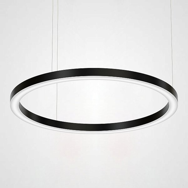 Люстра Light Ring Horizontal D100 Черный by ImperiumLoft