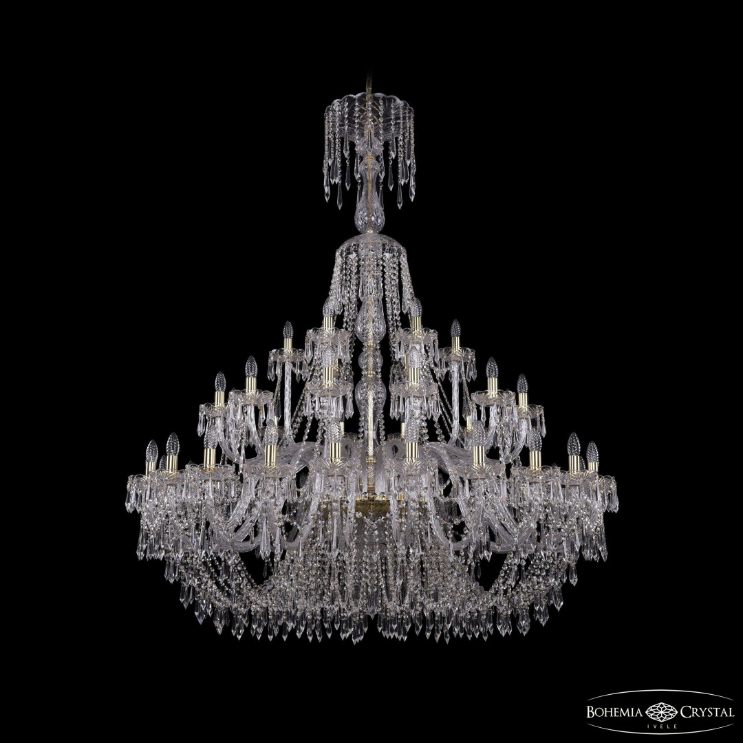 Люстра хрустальная 1403/24+12+6/530/XL-170 G Bohemia Ivele Crystal