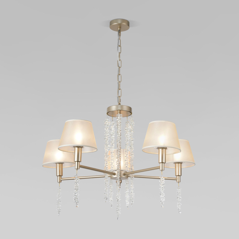 Подвесная люстра Eurosvet 60148/5 матовое золото