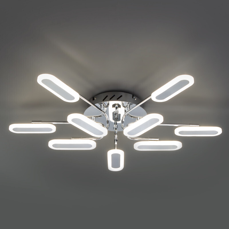 Накладная люстра Eurosvet 90148/10 хром