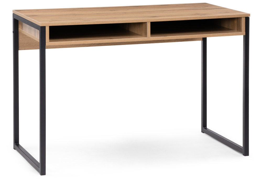 Офисная мебель Woodville Леон Лофт черный матовый / дуб вотан 489683