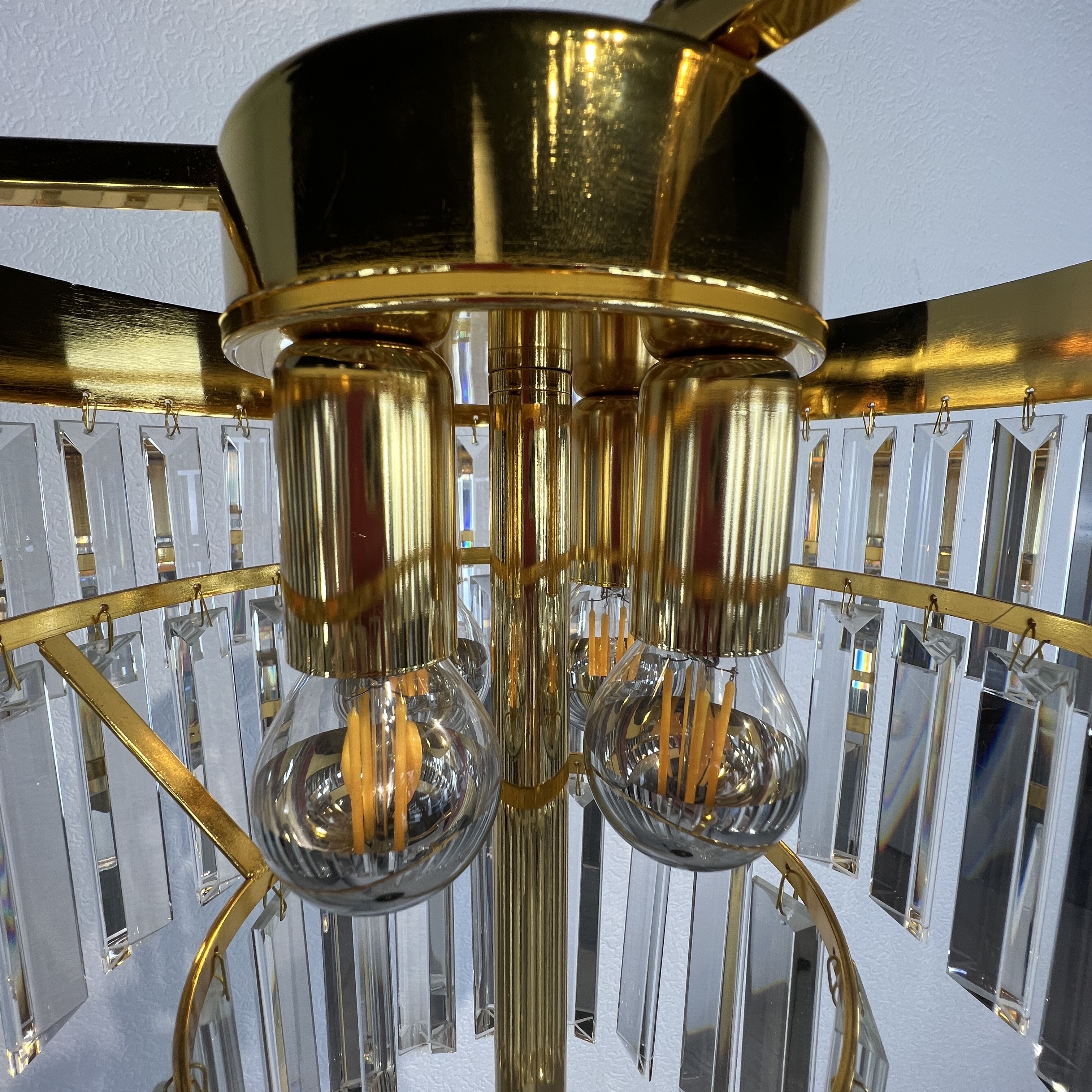 Торшер Rh 1920S Odeon Clear Glass Floor Lamp Gold By Imperiumloft