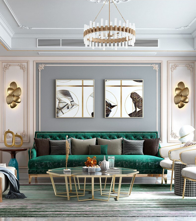 Настенный светильник Delight Collection OMB19003-6L gold