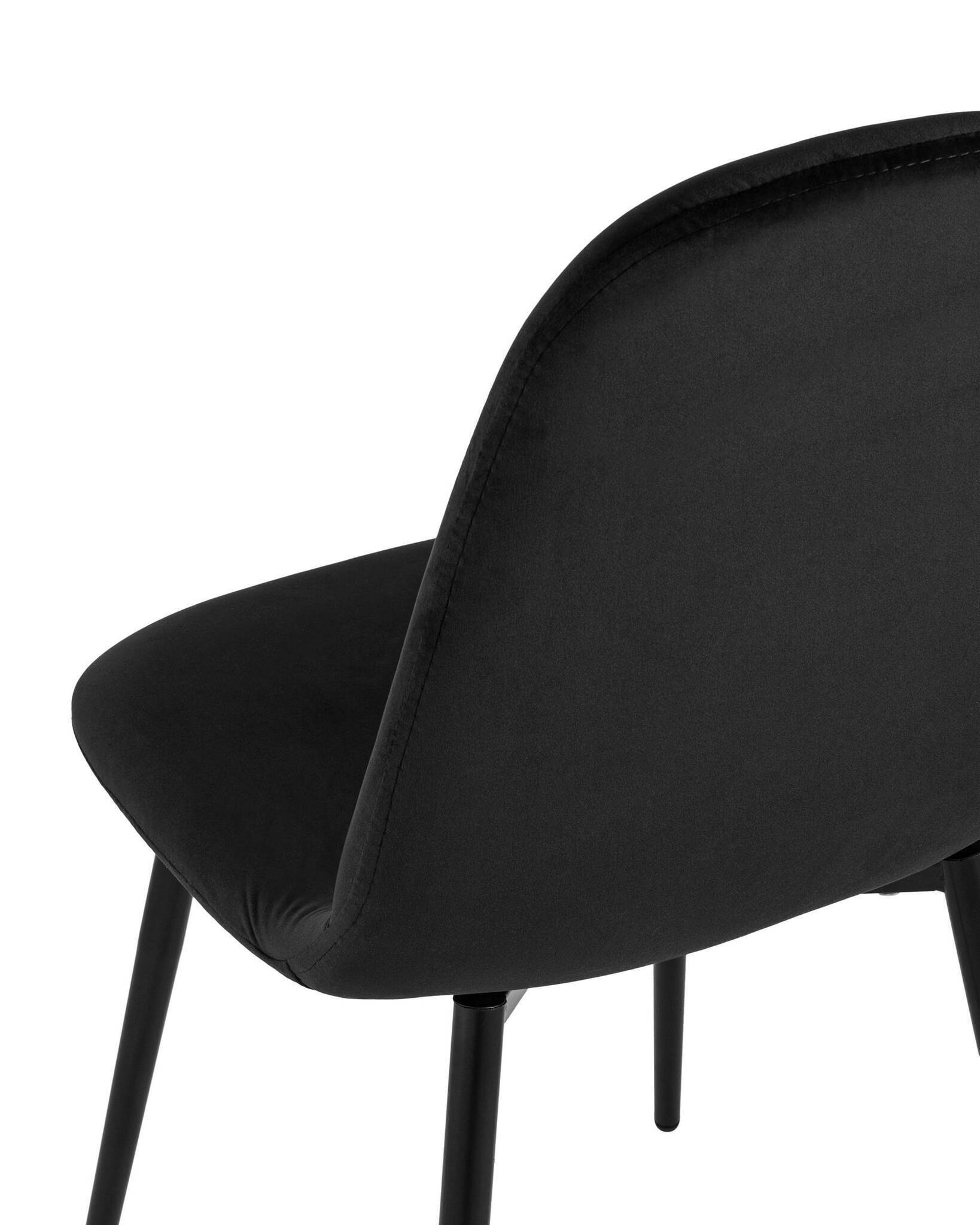 Стул Норман велюр черный Stool Group