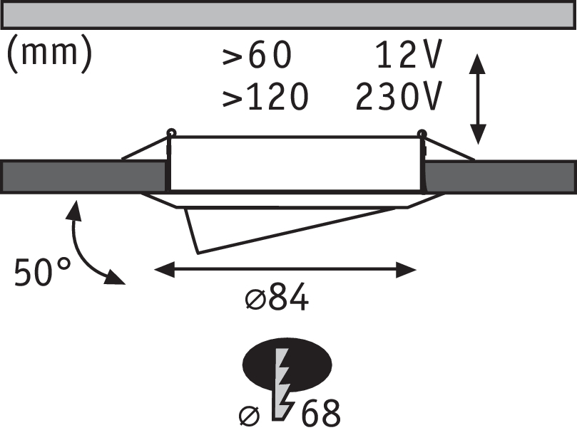 Встраиваемый светильник Paulmann 93643