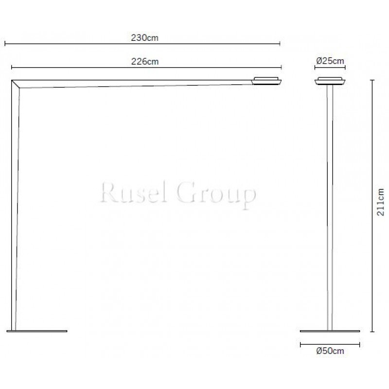 Напольный светильник Fabbian Angle F05 C01 01