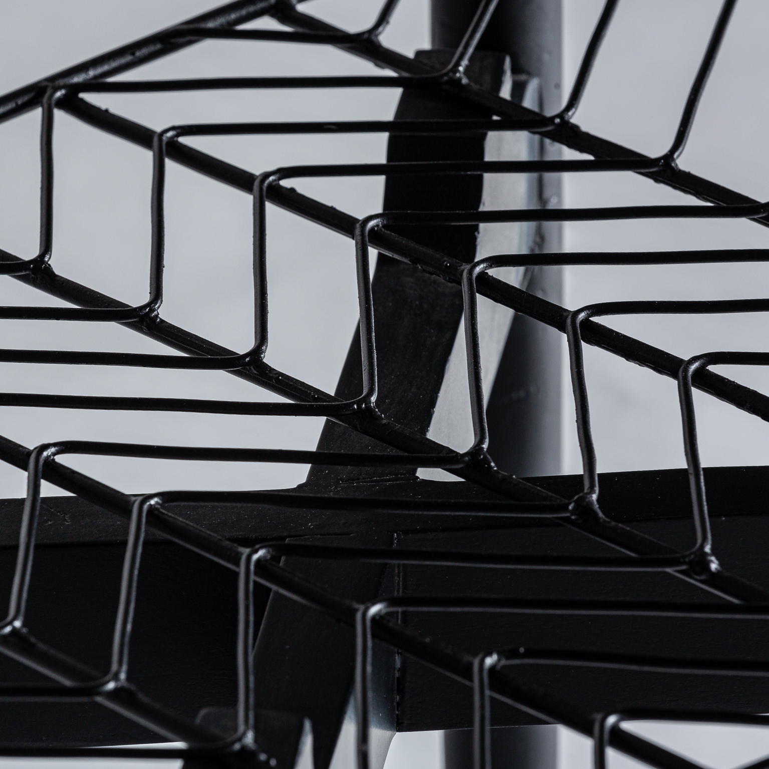 Металлический стул Plisse черный Vical