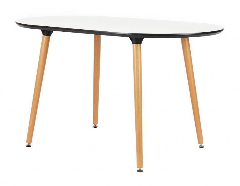 Стол Brooklyn белый 140 х 80 см, овальный Bradex Home FR 0405