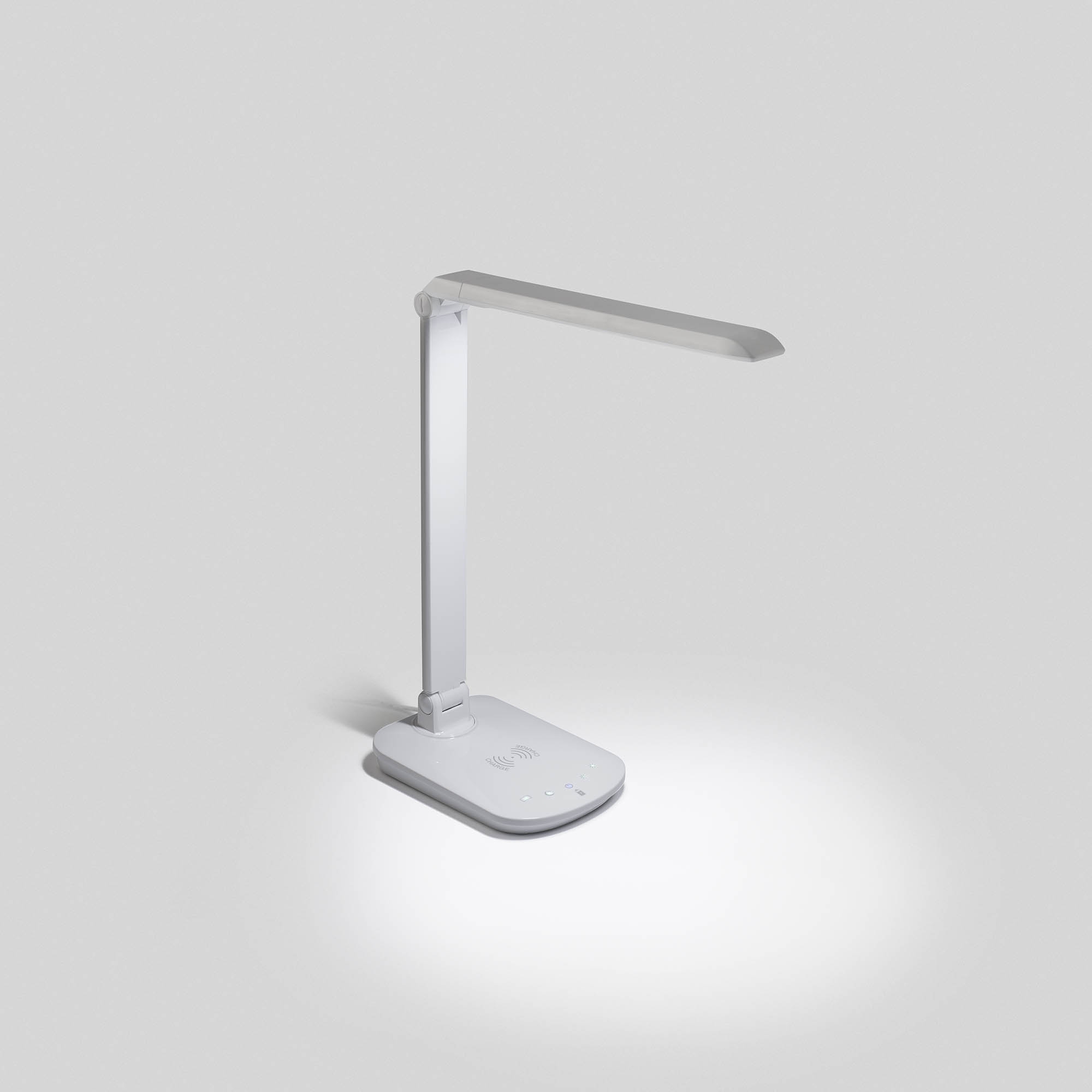 Белая настольная лампа Anouk с индукционной зарядкой LED 8W 2700-6500K Faro