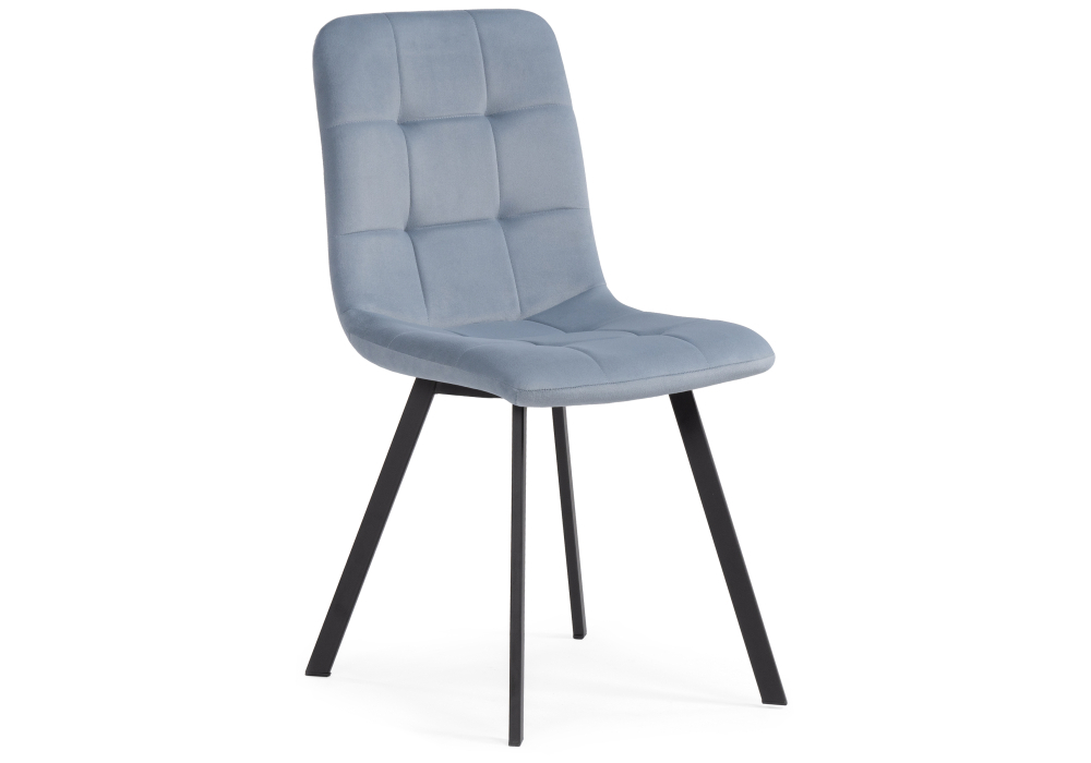 Стул Woodville Bruk light blue / black 15201