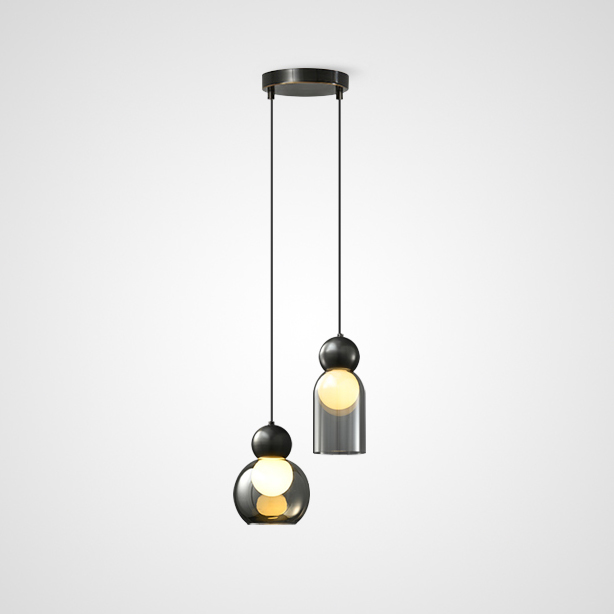 Подвесной светильник FANUEL DUO Black by ImperiumLoft