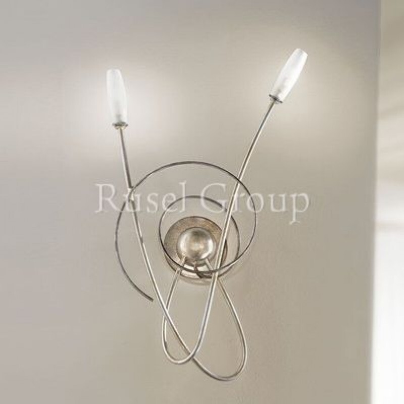 Настенный светильник Masca Miss Irony 1681/A2P Argento acido