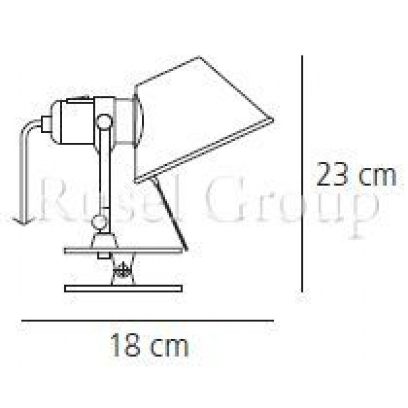 Лампа с зажимом Artemide TOLOMEO PINZA Лампа с зажимом Artemide TOLOMEO PINZA
