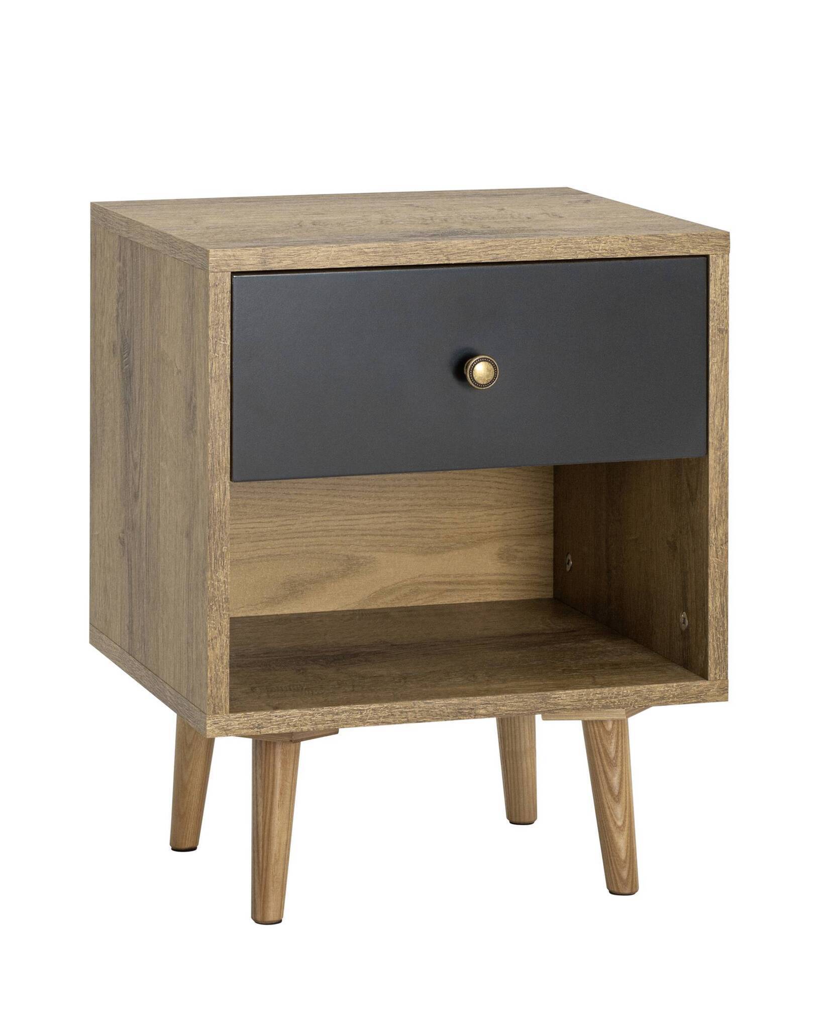 Тумбочка Berber с открытой полкой 33 принт Stool Group