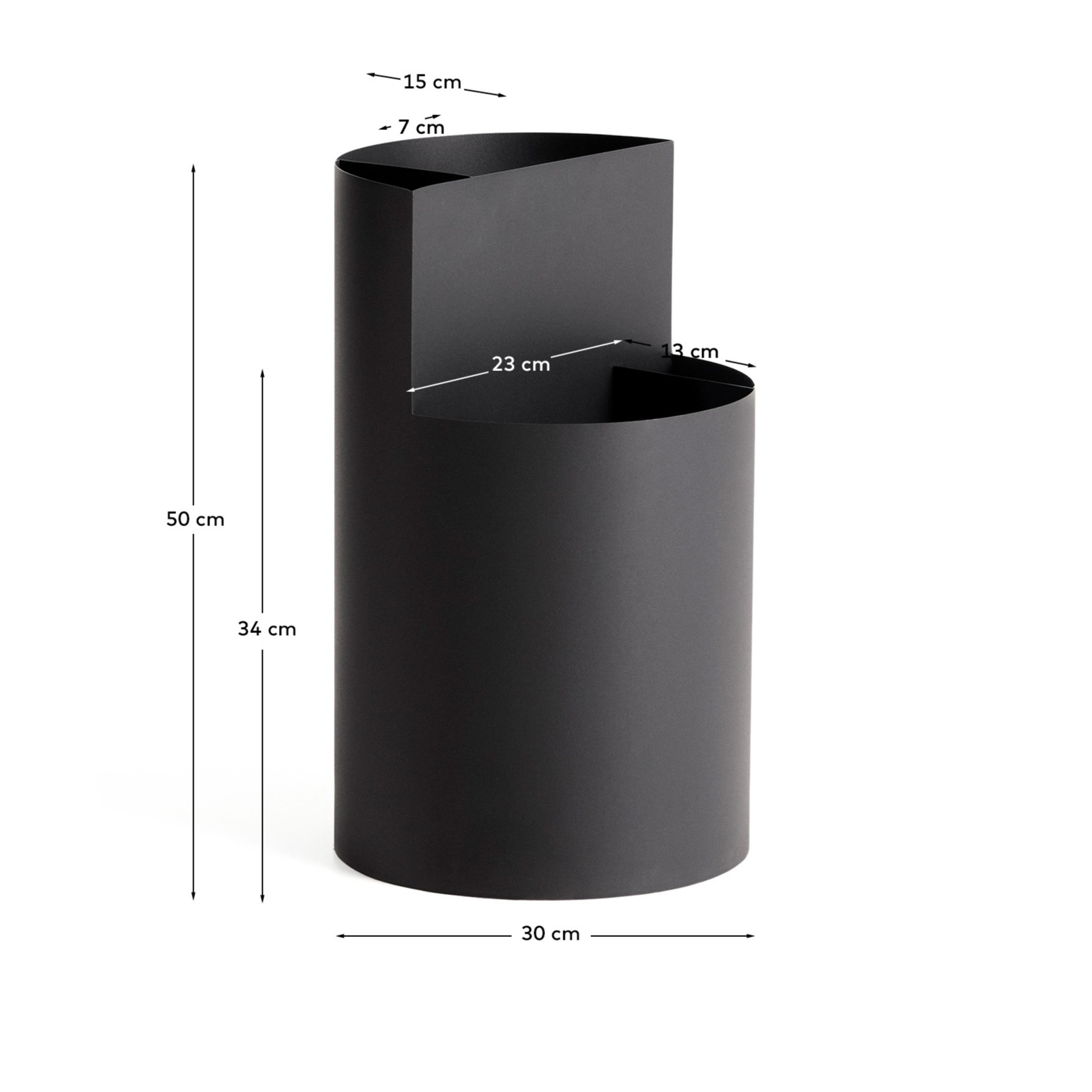 Atin Большая подставка для зонтов из серого металла La Forma (ex Julia Grup)