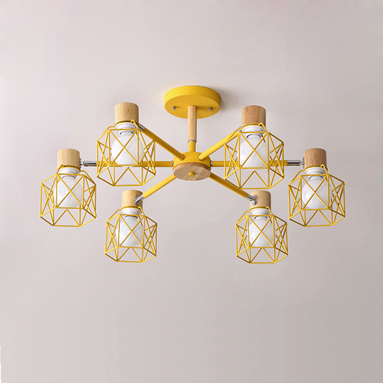 Потолочная люстра CORF B3 Black 3 lamps by ImperiumLoft