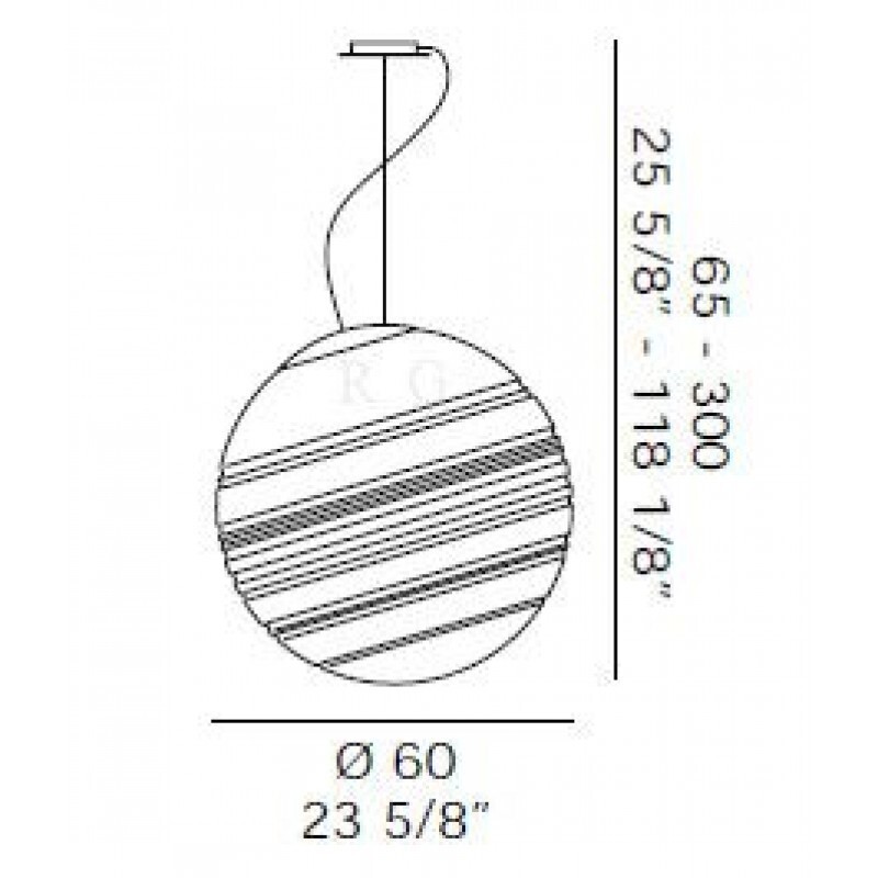 Подвесной светильник De Majo STRATOSFERA S60