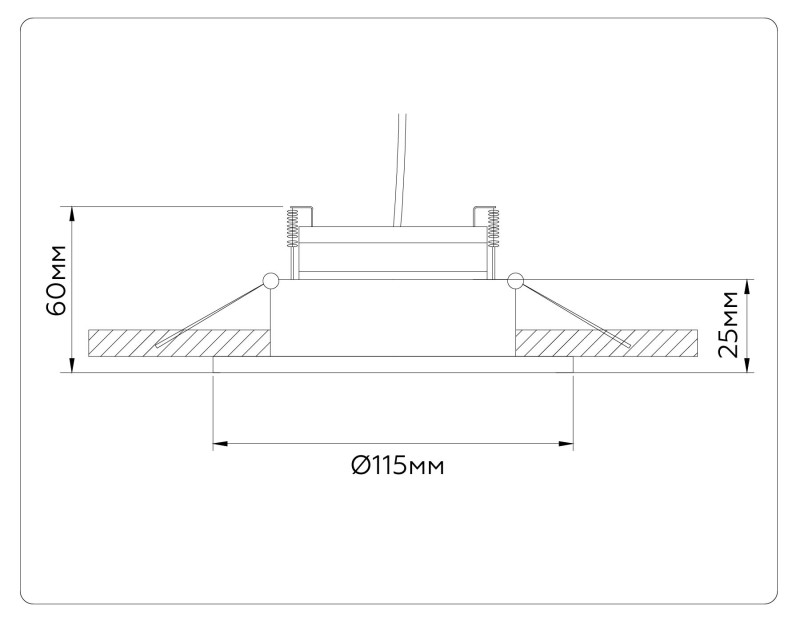 Встраиваемый светильник Ambrella Light TN52331