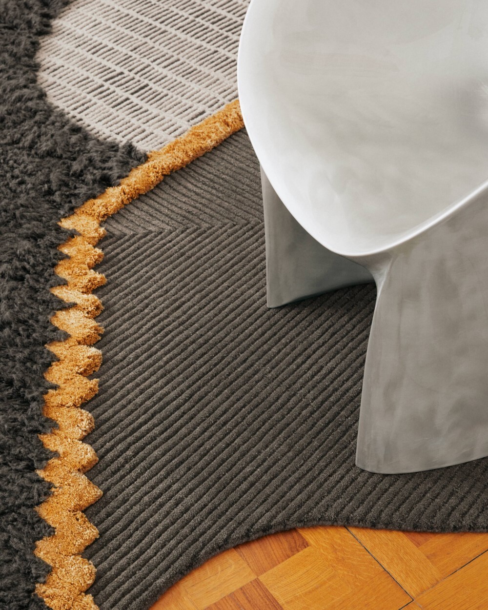Ковер CC-TAPIS Lunar Addiction Square Ocher Ковер CC-TAPIS Lunar Addiction Square Ocher