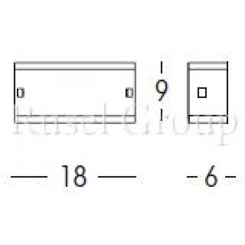 Настенный светильник Linea Light Mille 6845
