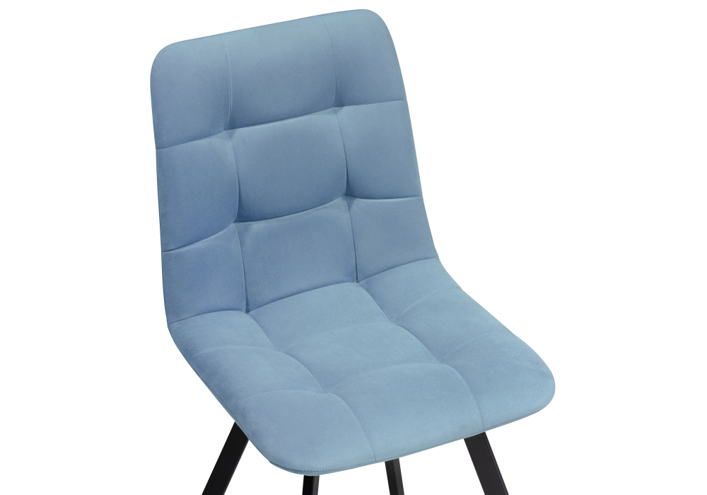 Стул Woodville Чилли черный / голубой 489720