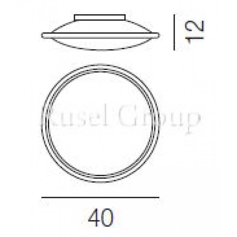 Потолочный светильник Vistosi STYLE PP 40