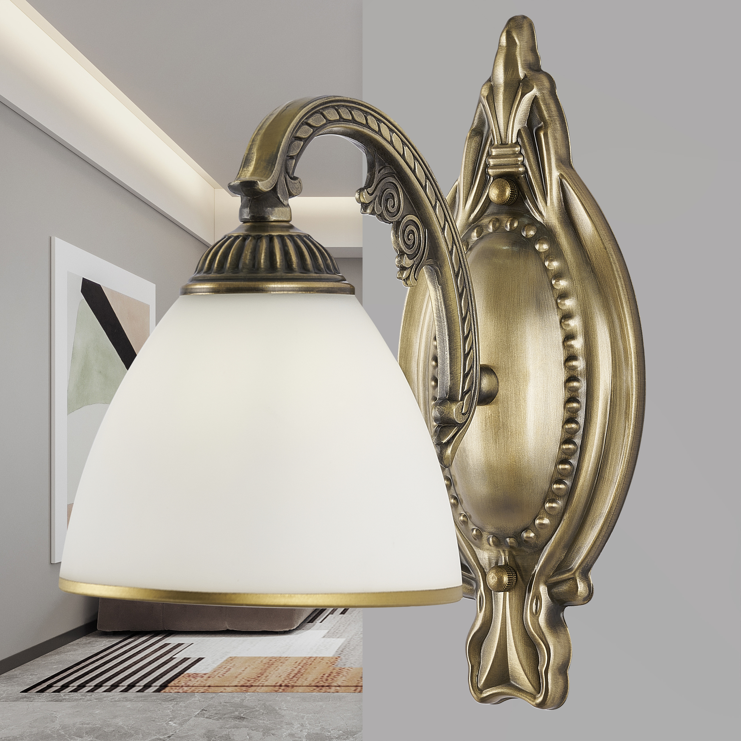 Бра с плафонами 340837/1W AB Arte Milano