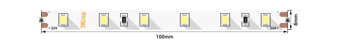 Лента светодиодная SWG SWG2P60-24-4.8-WW