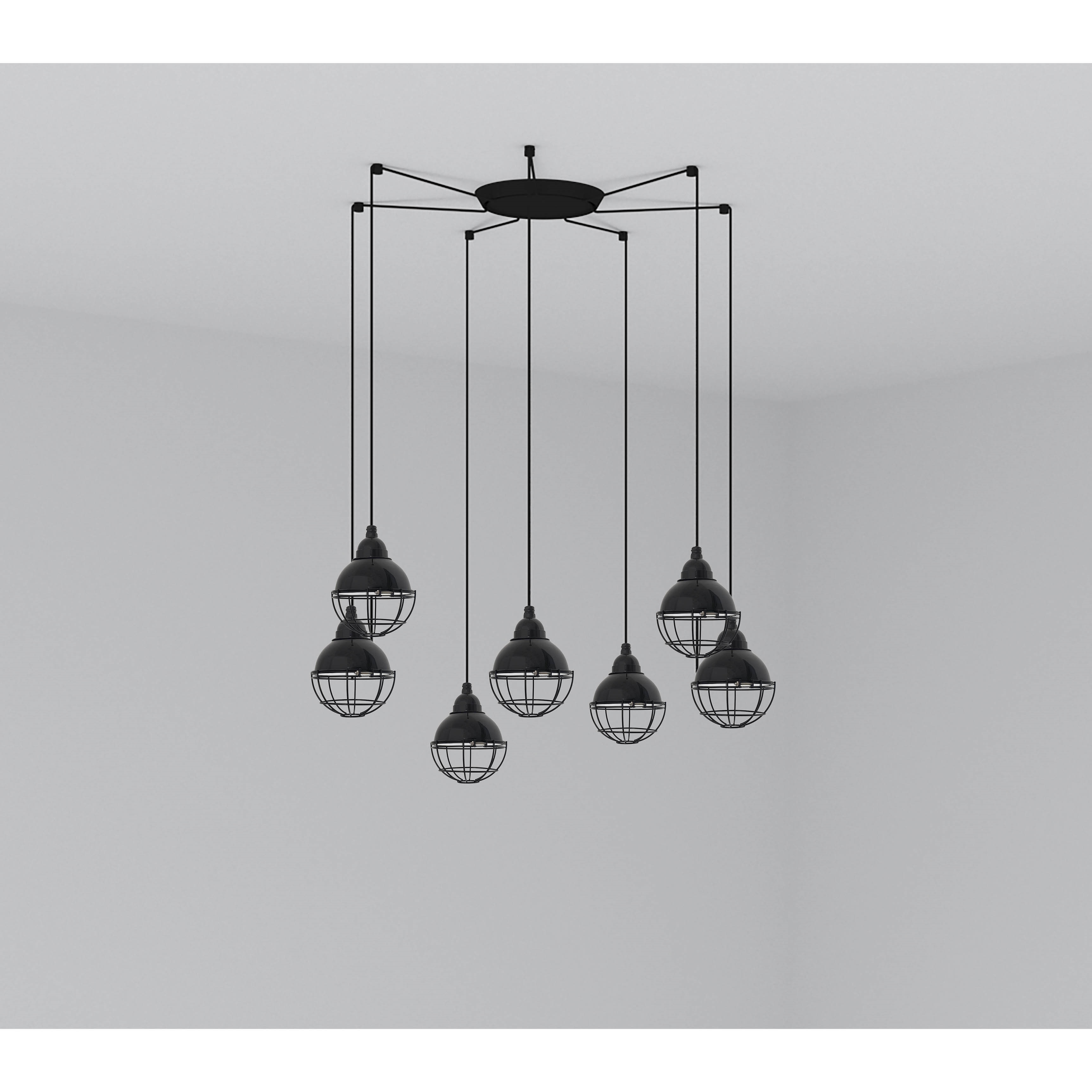Люстра Claire 7L черный Faro