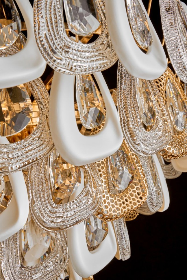 Люстра подвесная Fluorite FL1092-18P