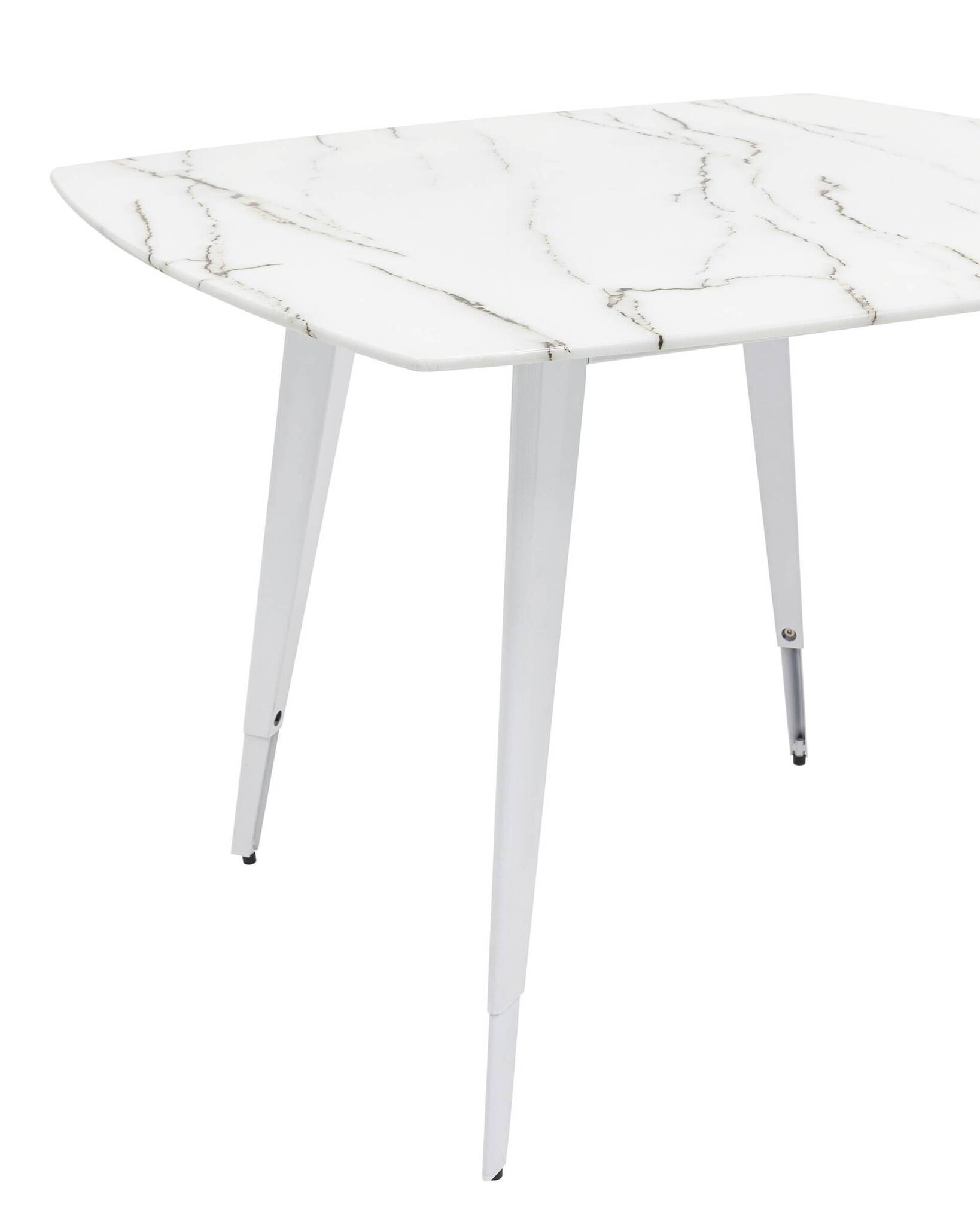 Стол обеденный Ричмонд 100*100 белый стеклянный Stool Group