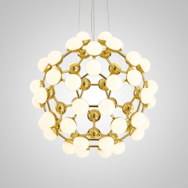 Подвесная люстра MESH D75 Gold by ImperiumLoft