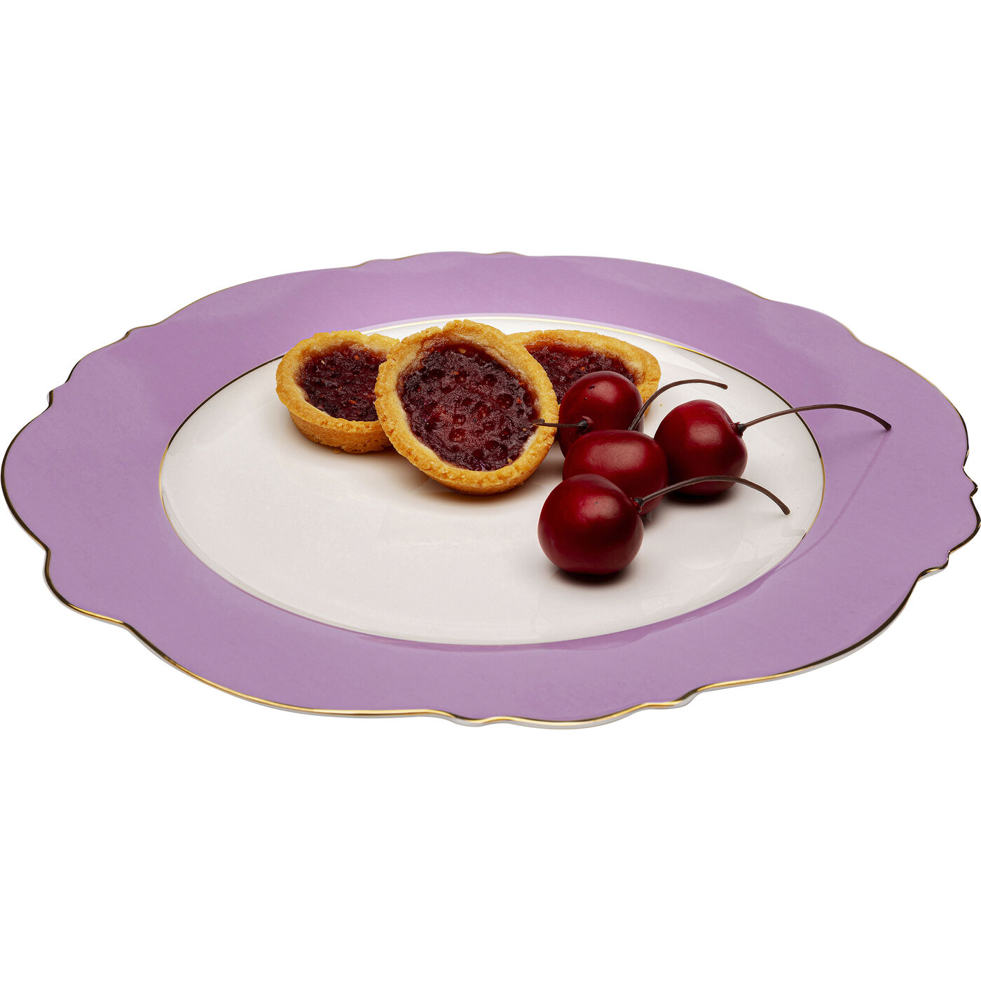 Тарелка Harlequin Purple Ø28cm KARE 56993