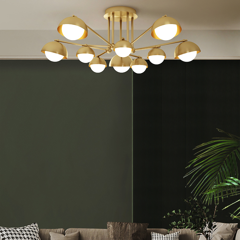 Потолочная люстра FABIANA L10 Brass by ImperiumLoft