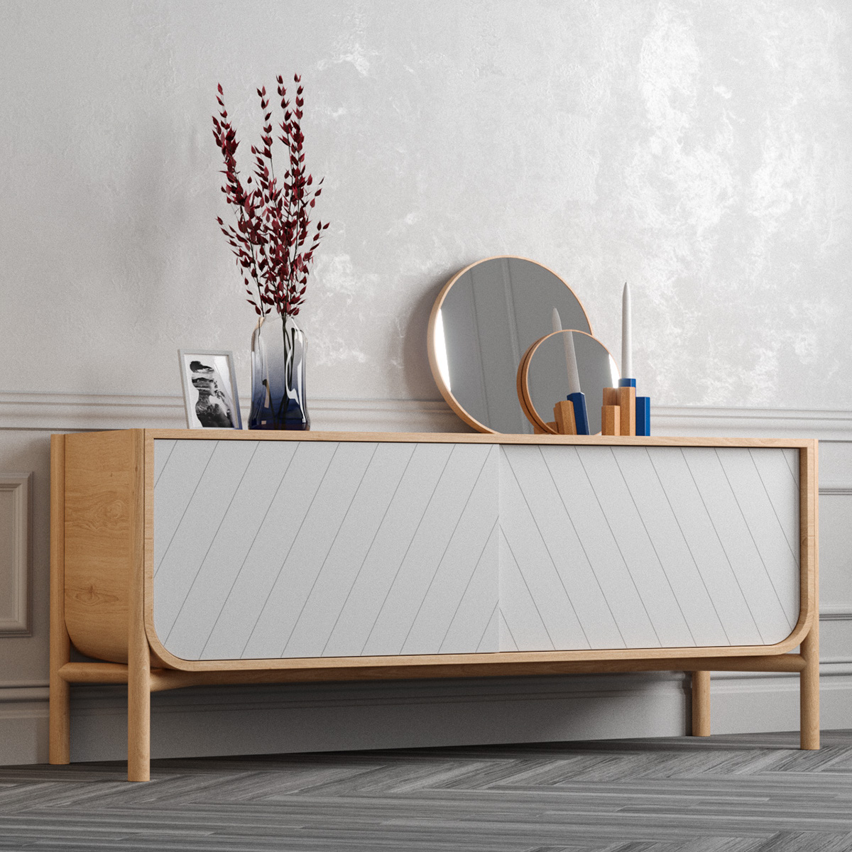 Ala XS Gold Зеркало в тонкой раме Smal Art-Zerkalo SM011GL