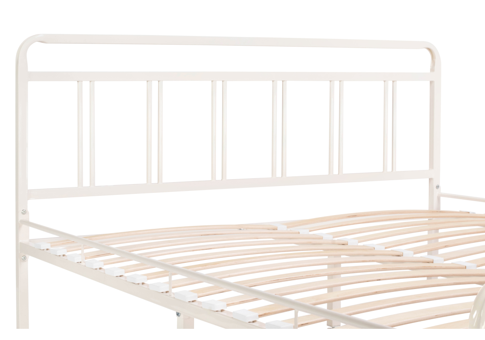 Кровать Woodville Рейк 120х200 белая 403024